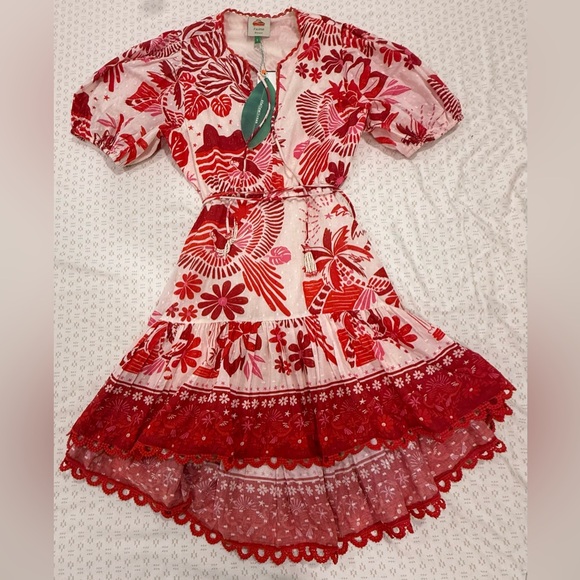 NWT! FARM Rio Rio Tiles Mini Dress - Picture 6 of 8